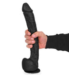 Kiotos Cox Mega Black 03 Large Suction Cup Realistic Dildo - 14.5 Inch