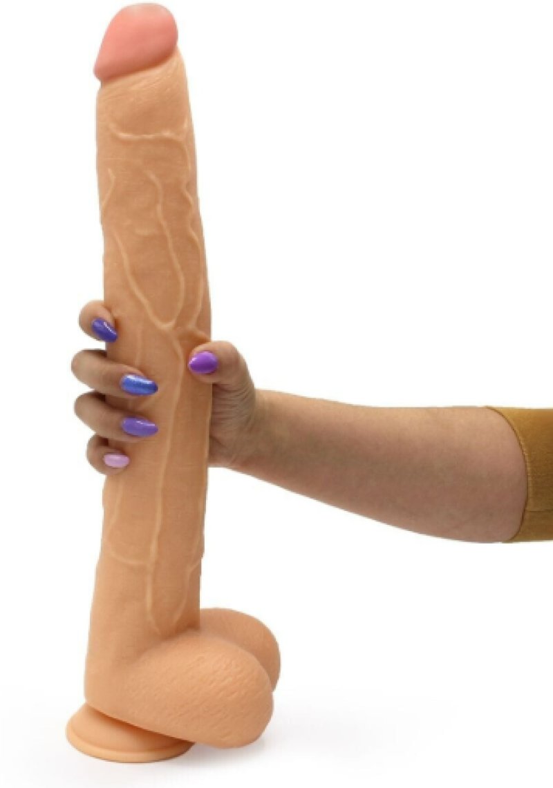 Kiotos Cox Mega Flesh 04 Realistic Suction Cup Dildo 43 cm Long Flesh Color > Dildos > Oversized Toys Main image