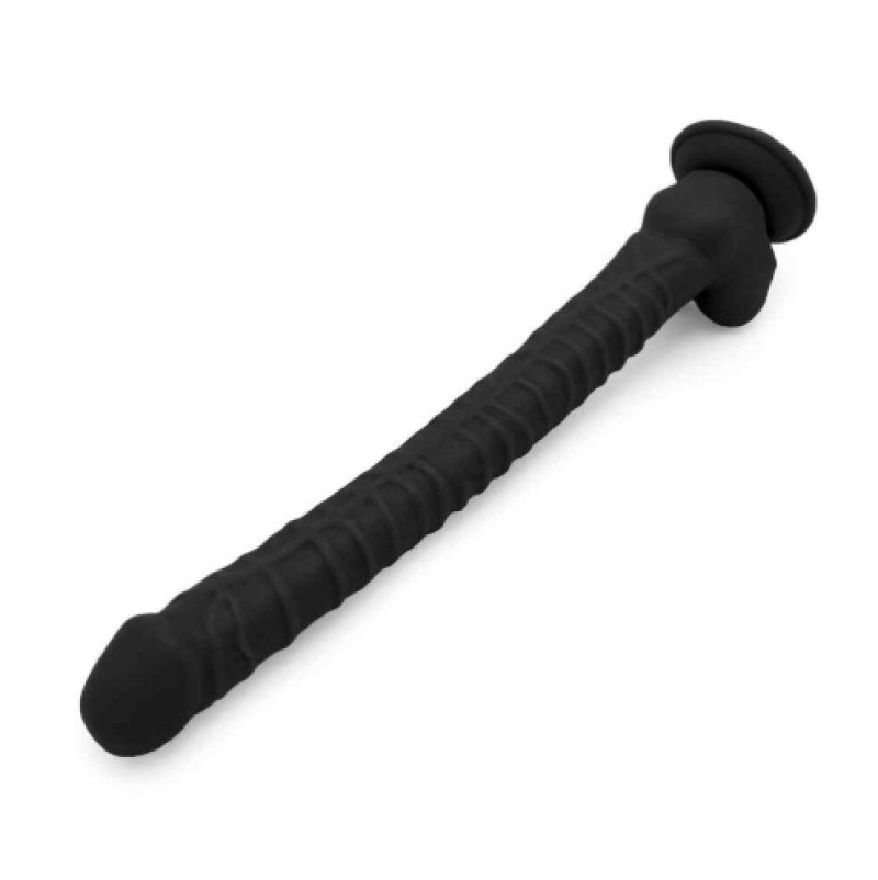 Kiotos Cox Mega Black 05 Large Realistic Suction Cup Dildo - 15.75 Inch