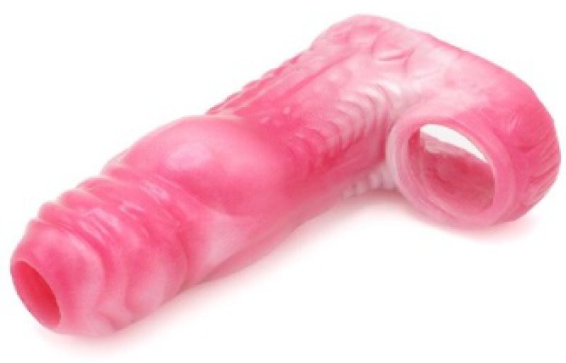 Kiotos Monstar Sleeve 06 Pink 6.5" Inch Full Soft Liquid Silicone Penis Sleeve Secondary image