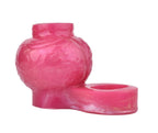 Kiotos Monstar Sleeve 12 Pink 3" Inch Super Girth Full Soft Liquid Silicone Dildo Beast Sleeve with Ball Stretcher