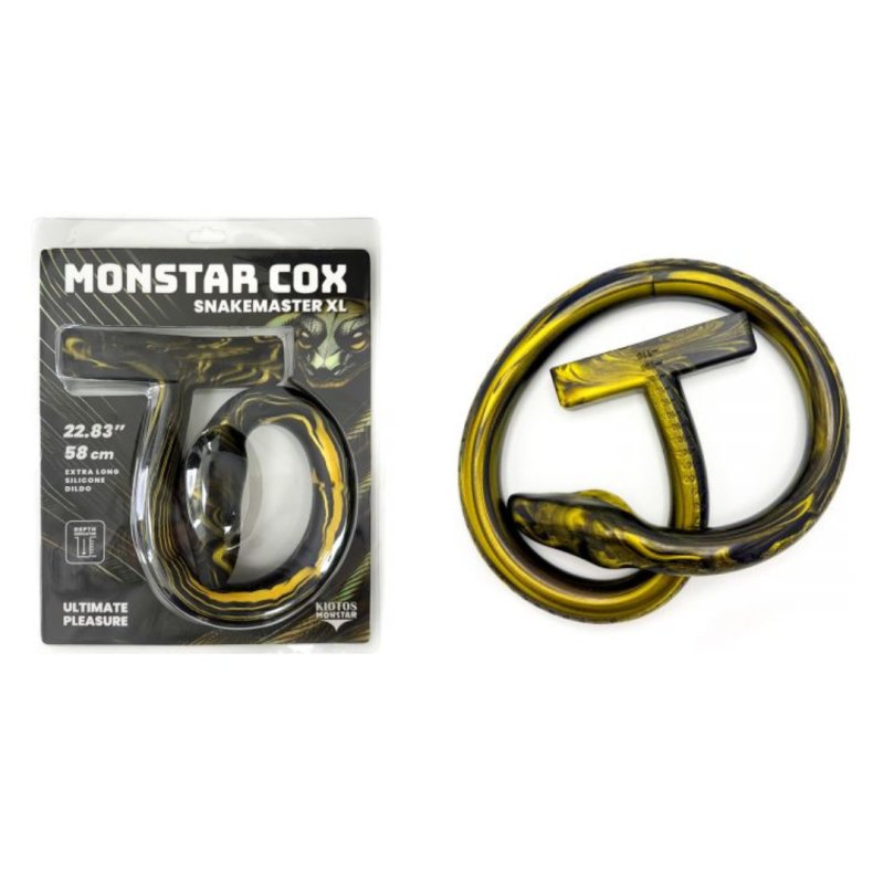 Kiotos Monstar Cox Snakemaster XL 58cm – Ultra-Flexible Silicone Dildo > Dildos > Oversized Toys