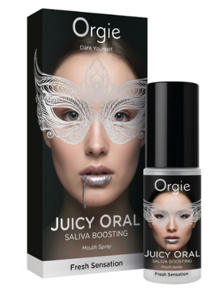 Orgie Juicy Oral Spray 15ml – Mint-Flavored Mouth Spray Default Title > Lube > Oral Gels & Sprays