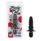 Booty Call Booty Buzz Black Silicone Probe 3 Inch with 10 Vibration Settings Black > Anal Range > Vibrating Butt Plugs