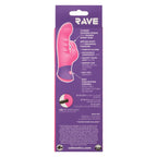 Rave Bunny Pink Silicone Dual-Action Massager with 10 Speeds Waterproof IPX7 Pink > Vibrators > Ladies > Rabbit