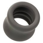 Alpha Liquid Silicone Scrotum Ring Ultra Stretchy Soft Black Enhancer > Cock Ring > Single