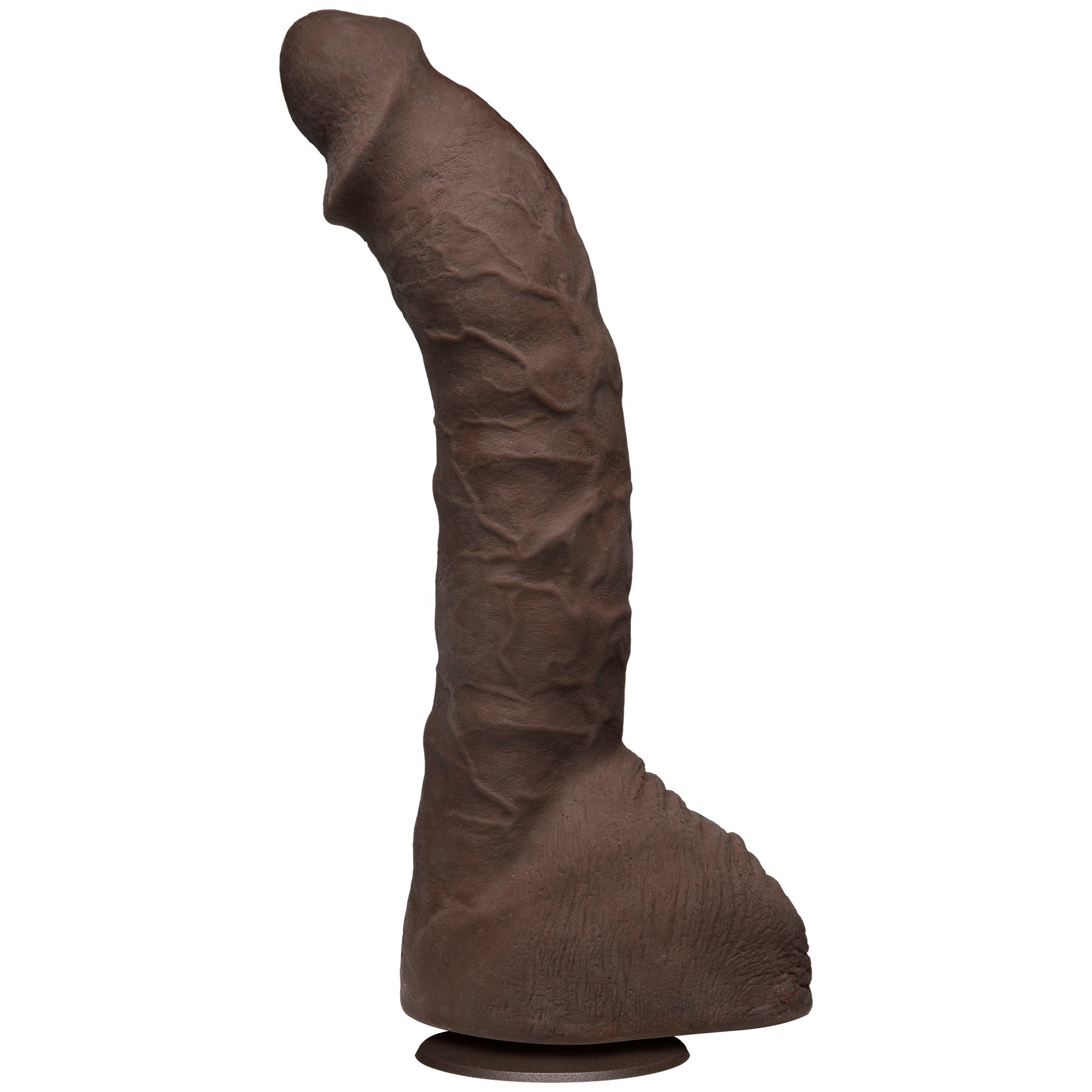 Prince Yahshua Vac-U-Lock Compatible Suction Cup 10.5 Inch Brown Dongs Celebrity