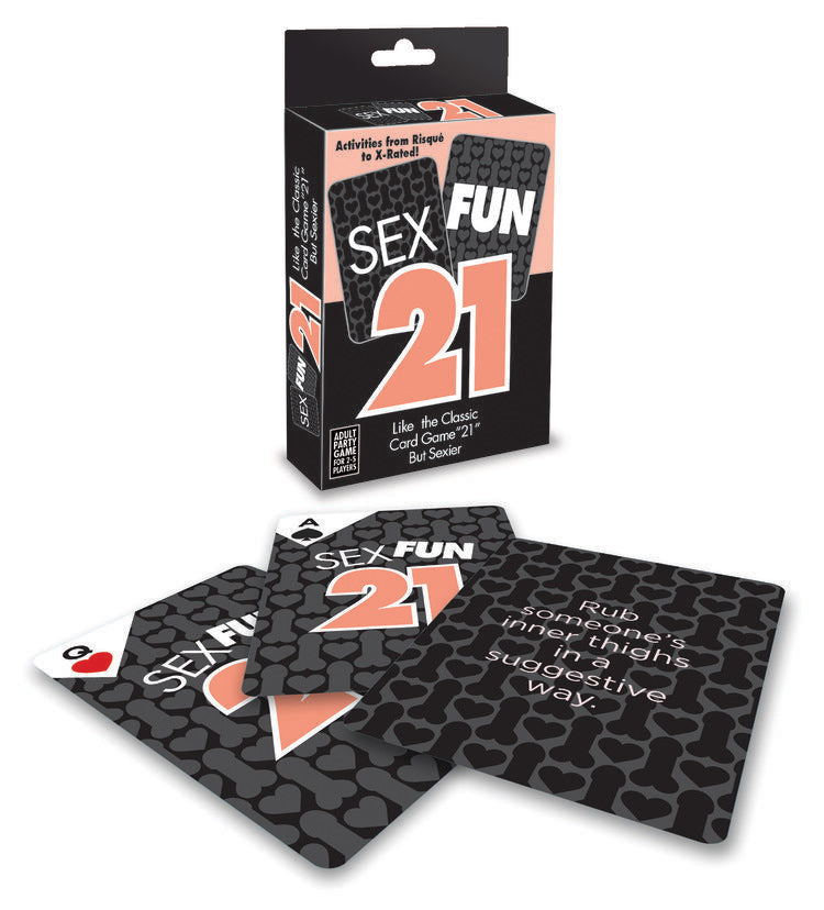 Sex Fun 21 Adult Card Game for Couples and Game Nights Default Title Games