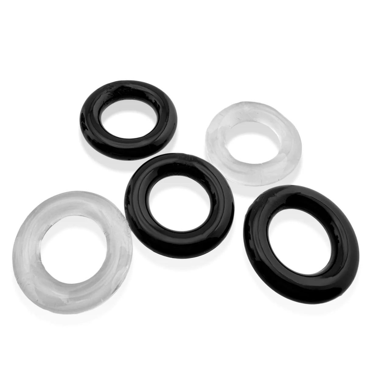 Jacker 5-Stack Five-Pack Tube Super-Strong Cockrings Multi > Cock Ring > Sets