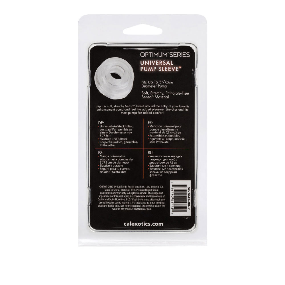 CalExotics Optimum Series Universal Pump Sleeve Clear - Fits up to 3" Diameter Pumps > Pumps > Pump Accessories