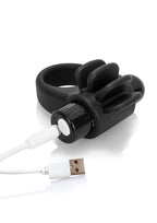Skooch Charged Rechargeable Vibrating Cock Ring with Textured Silicone Stimulation > Sex Toys > Couples Toys
