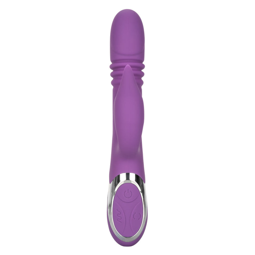 Enchanted Kisser Purple Silicone Rotating and Thrusting Vibrator > Vibrators > Ladies > Rabbit