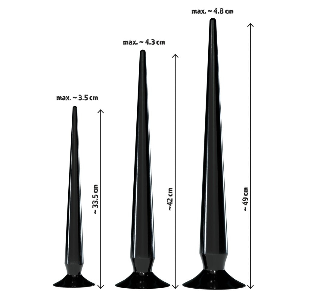You2Toys Super Long Flexible Butt Plug Set – 3-Piece Bendable Butt Plug Trio > Anal Range > Oversized Anal Toys