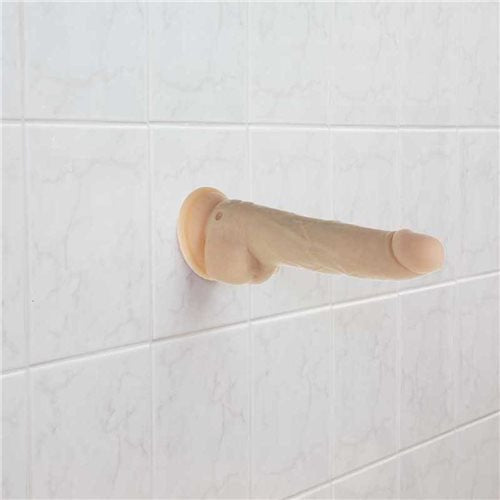Naked Addiction 9 Thrusting Dildo with Remote - Vanilla