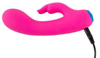 Bunt 7 Inch Rabbit Vibrator in Pink | Silicone Body > Vibrators > Ladies > Rabbit