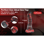 HiSmith Monster (8.4in) – Large Serpentine G-Spot Anal Dildo > Sex Toys > Sex Machines > Attachments