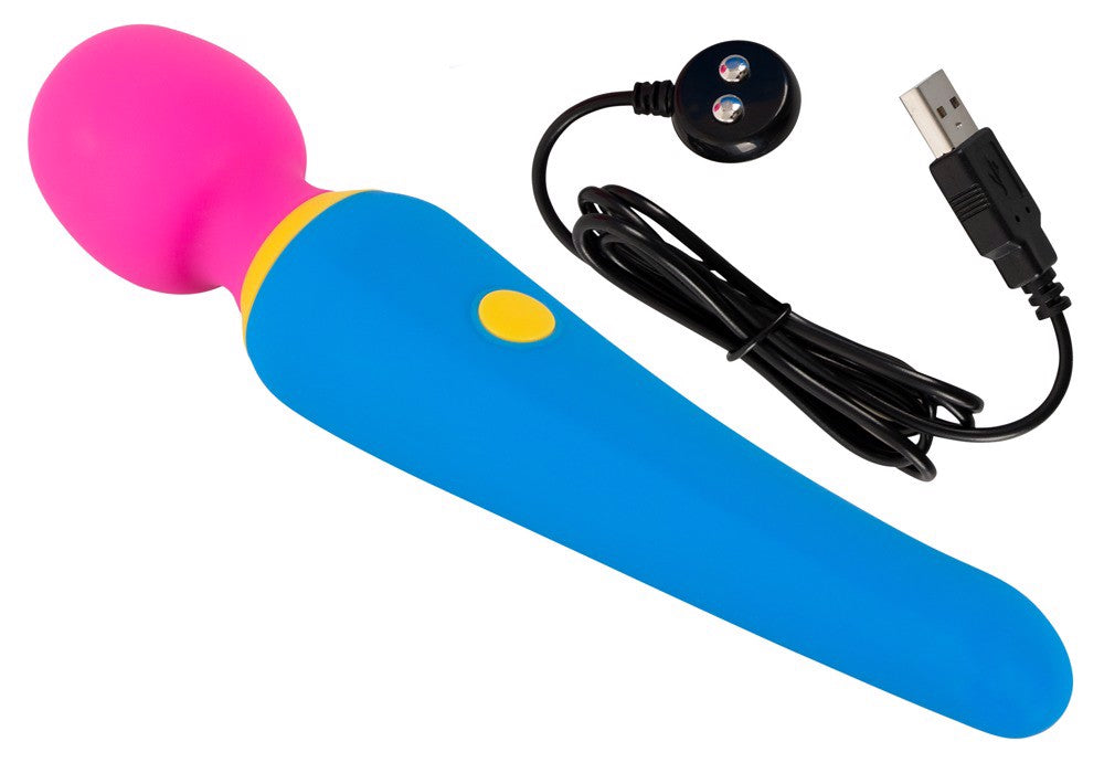 Bunt Wand Vibrator Compact 19.7 cm Colorful Waterproof with 10 Vibration Modes > Sex Toys > Massage Wands