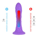 Silexd Fantasy Line Dreamy (Purple) – Thermo-Reactive 7 Inch Dildo > Dildos > Neutral Dildos