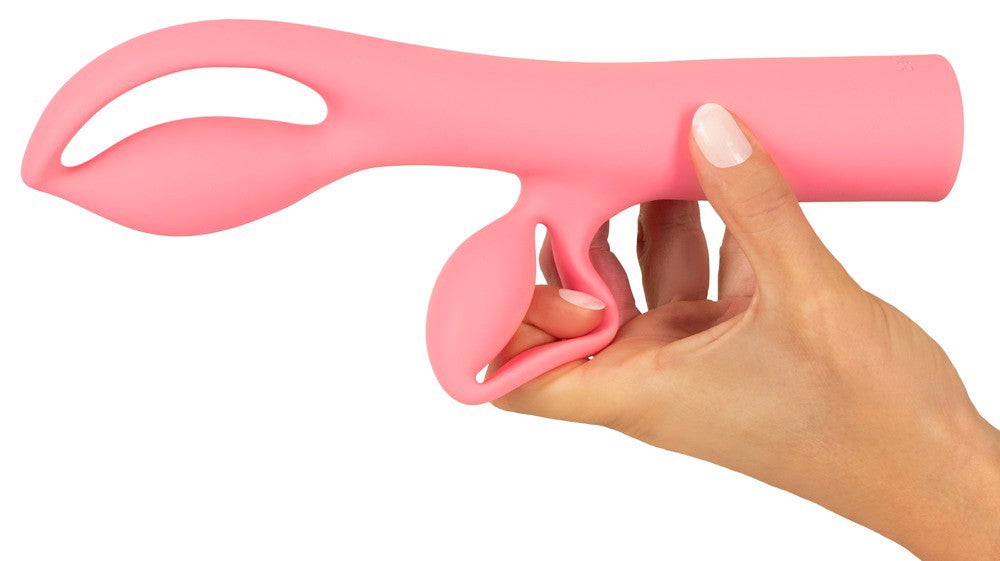 Fabulous Vibrator Pink Dual Motor Waterproof Silicone Vibrator > Vibrators > Ladies > Rabbit Multi