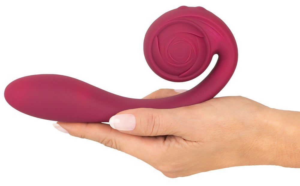 Rose Bendable Waterproof Silicone Vibrator – Flexible Design G-Spot and Clitoral Stimulator > Vibrators > Unconventional