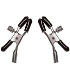 Sex and Mischief Nipple Clips with Adjustable Features and Rubber-Tipped Comfort Black > Sex Toys > Nipple Clamps