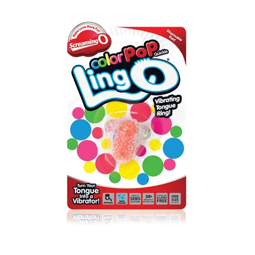 ColorPoP Quickie Ling O Tongue Vibrator – Wireless Disposable SEBS Silicone Vibrator > Sex Toys > Couples Toys