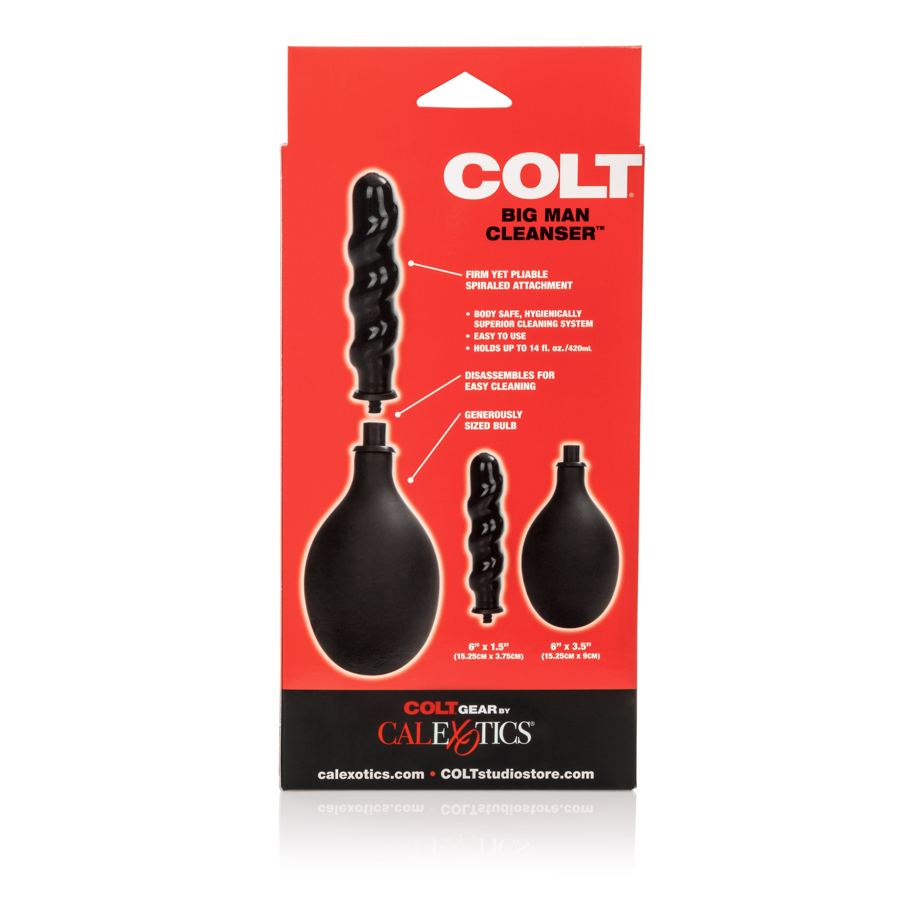 Colt Big Man Cleanser – Phthalate-Free PVC Spiraled Probe Anal Cleanser > Essentials > Douches