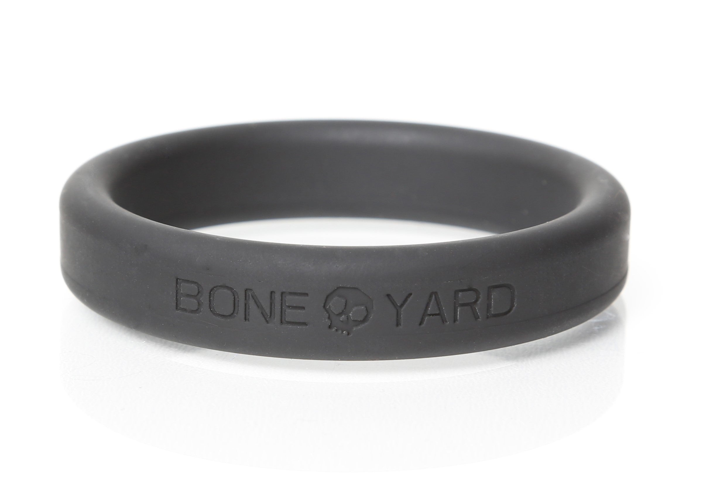 Boneyard Silicone Ring 50mm Black Black > Cock Ring > Single