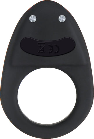 Zero Tolerance Night Rider USB Rechargeable Cock Ring Black Cock Rings Vibrating