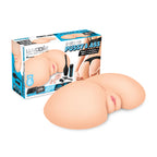 Luvdollz Remote Control Vibrating Pussy and Ass Masturbator Cream 8 Pounds > Sex Toys For Men > Assbators