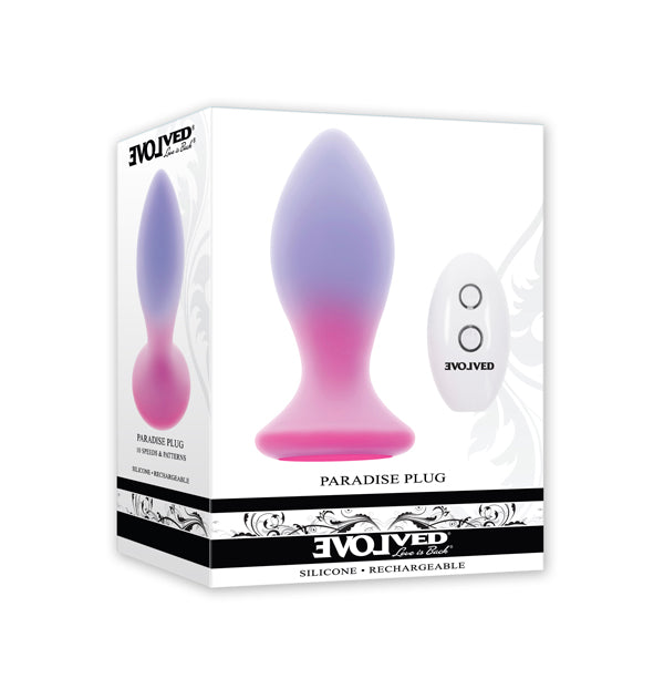 Evolved PARADISE PLUG 10.5 cm Vibrating Butt Plug > Anal Range > Vibrating Butt Plugs