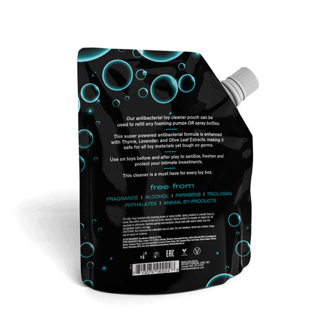 Wicked Foaming Toy Cleaner Refill 710 ml Unscented Antibacterial Adult Toy Cleaner