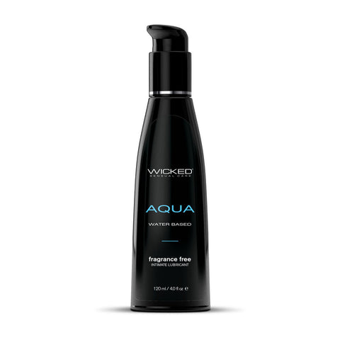 Wicked Aqua Water Based Lubricant 120 Milliliter 4 Ounce Bottle Default Title Lubricants, Creams & Glides