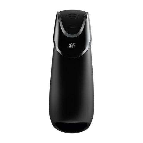 Satisfyer Men Vibration+ Black Vibrating Masturbator Strokers - Auto