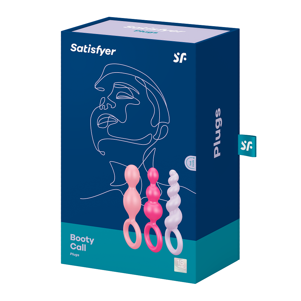Satisfyer Booty Call Set Of 3 Multicolour Anal Plugs Default Title > Anal Range > Anal Beads