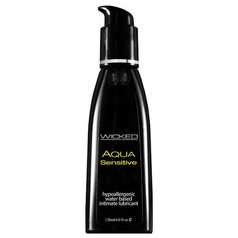 Wicked Aqua Sensitive Water Based Lubricant 120 ml 4 Ounce Default Title Water Based Lube