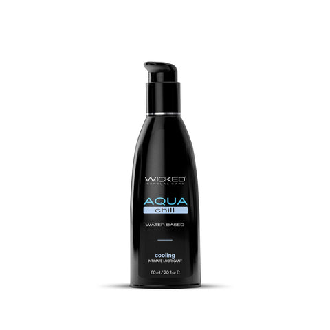 Wicked Aqua Chill Cooling Water Based Lubricant 60ml 2 Ounces > Lube > Water Based