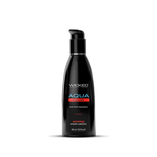 Wicked Aqua Heat - Warming Water Based Lubricant - 60 ml (2 oz) Bottle