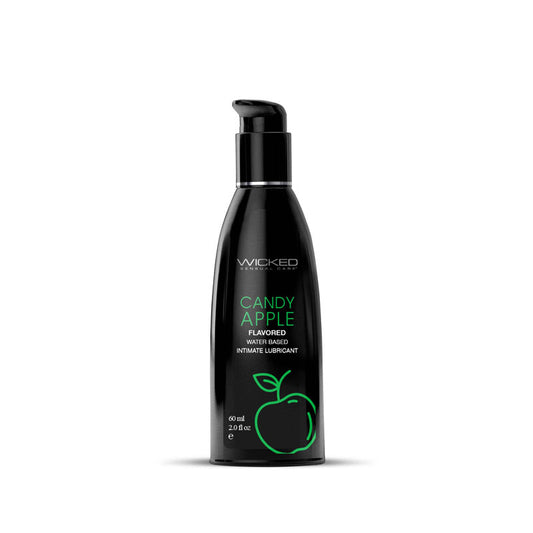 Wicked Aqua Candy Apple Lubricant 60 ml - Candy Apple Flavor ... No Colour Selected LOTIONS & LUBES