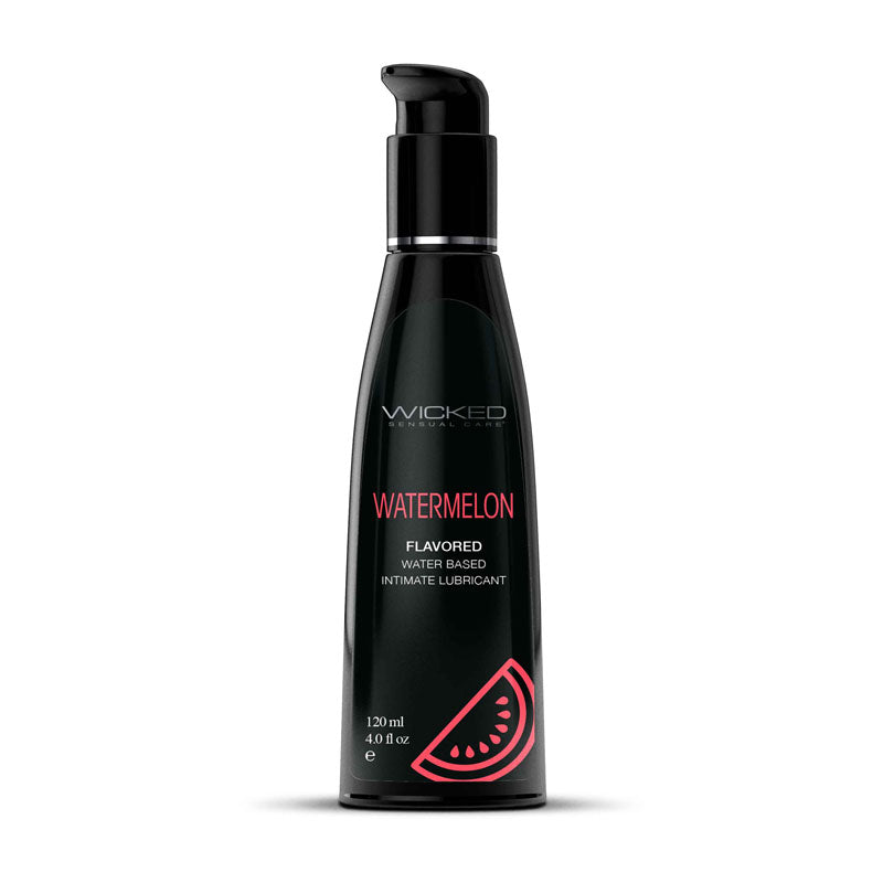 Wicked Aqua Watermelon Lubricant 120ml - Watermelon Flavored > Lube > Flavoured