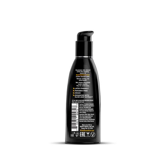 Wicked Aqua Butterscotch Lubricant 60 ml Tasty Water-Based Pleasure LOTIONS & LUBES