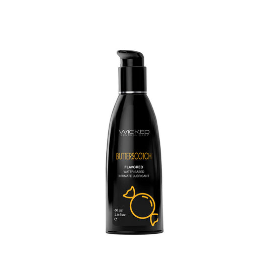 Wicked Aqua Butterscotch Lubricant 60 ml Tasty Water-Based Pleasure ... No Colour Selected LOTIONS & LUBES