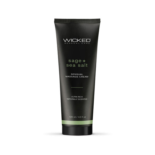 Wicked SAGE + SEA SALT Sensual Massage Cream 120 ml