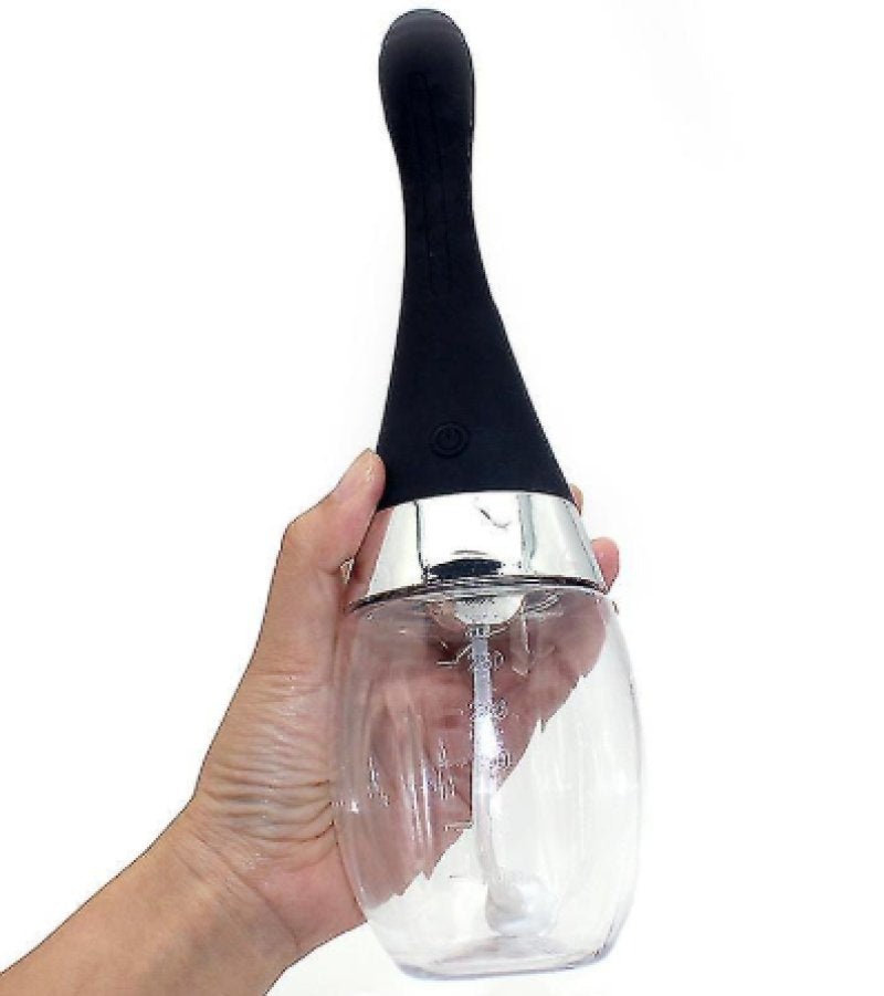 Emico Automatic Douche with Five Spouts and Anti Back-Flow Technology in Black and Clear