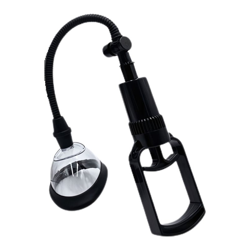 High Rize Pussy Pump with Pull Trigger Handle Black Medical Grade Silicone and ABS Plastic