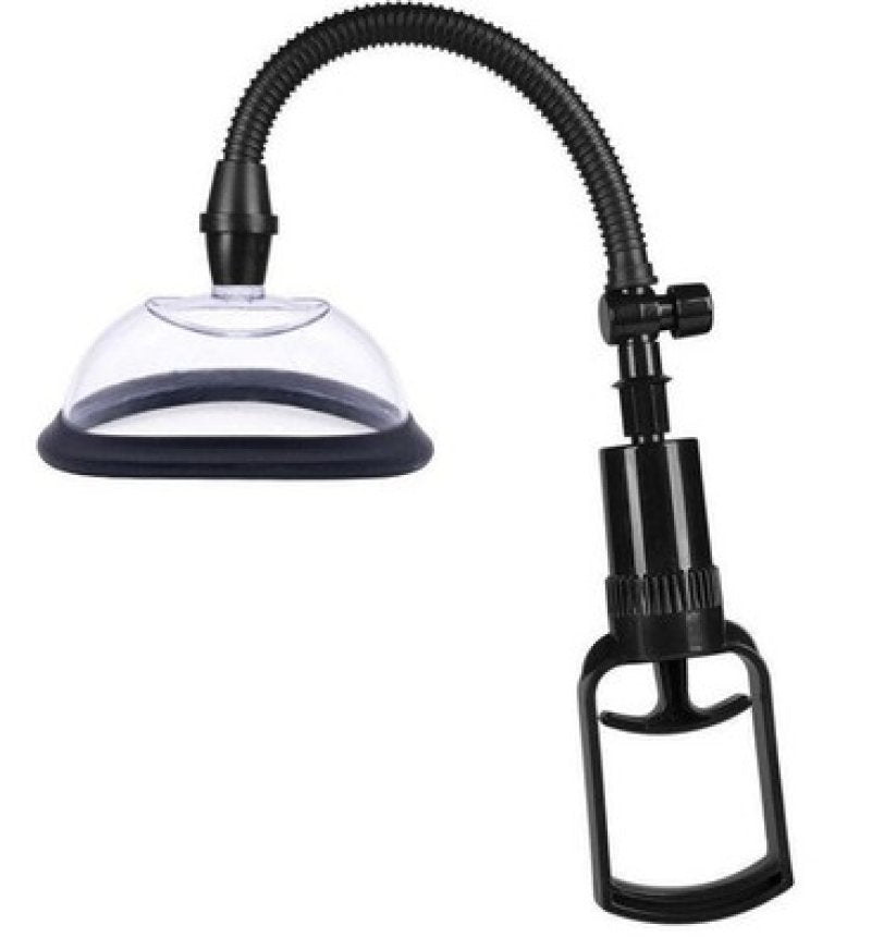 High Rize Pussy Pump with Pull Trigger Handle Black Medical Grade Silicone and ABS Plastic