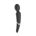 Ashella Vibes Dual Suction Wand Black Silicone Waterproof > Sex Toys > Massage Wands