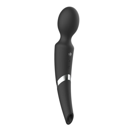 Ashella Vibes Dual Suction Wand Black Silicone Waterproof > Sex Toys > Massage Wands