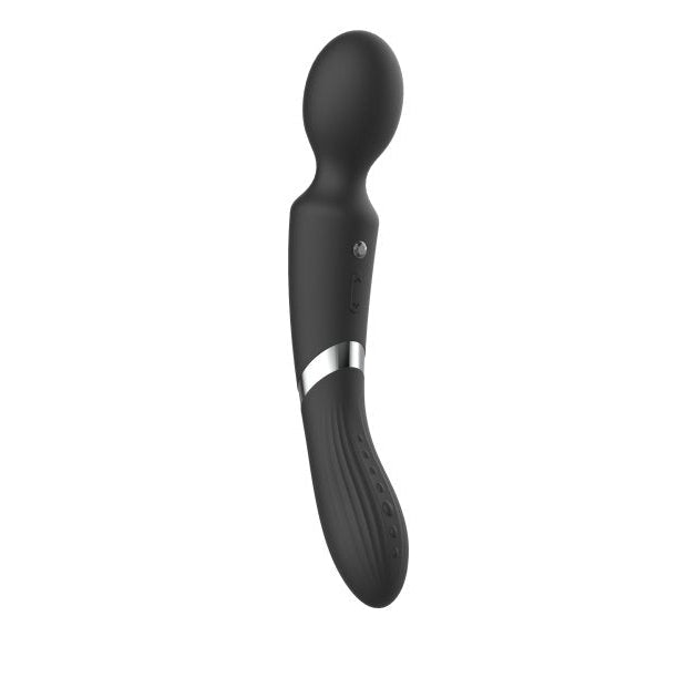 Ashella Vibes Dual Massager Wand Black Premium Silicone Waterproof > Sex Toys > Massage Wands