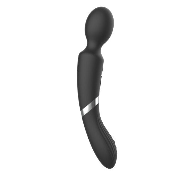 Ashella Vibes Dual Massager Wand Black Premium Silicone Waterproof > Sex Toys > Massage Wands Main image